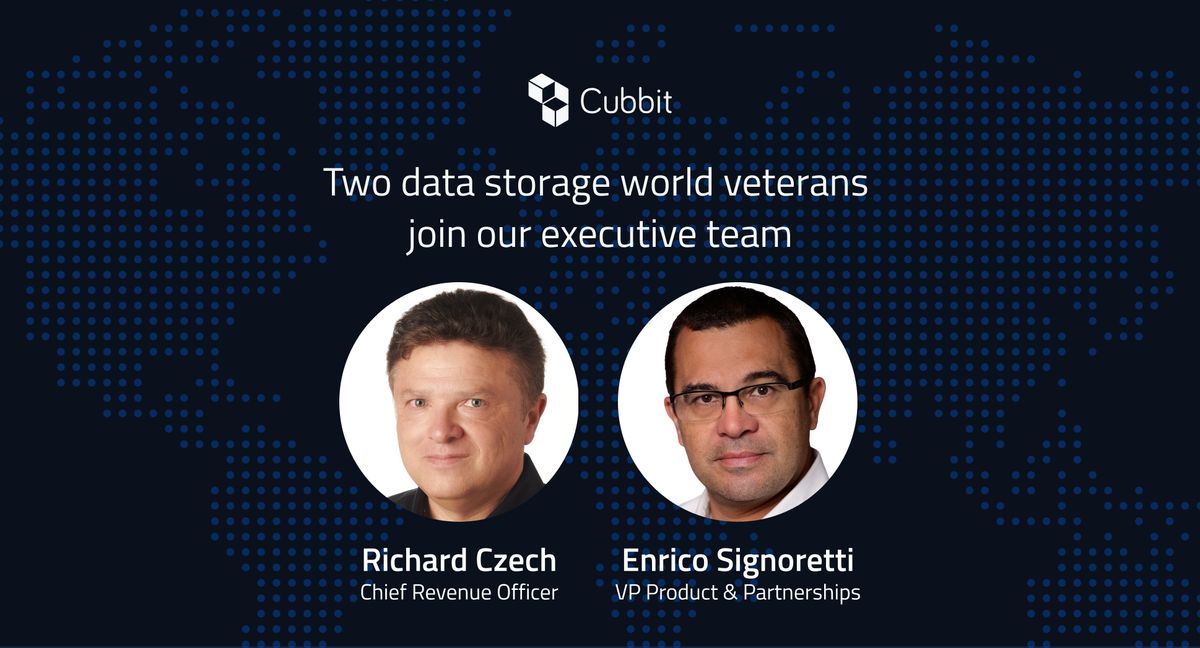 Cubbit appoints two data storage veterans to support company’s global expansion