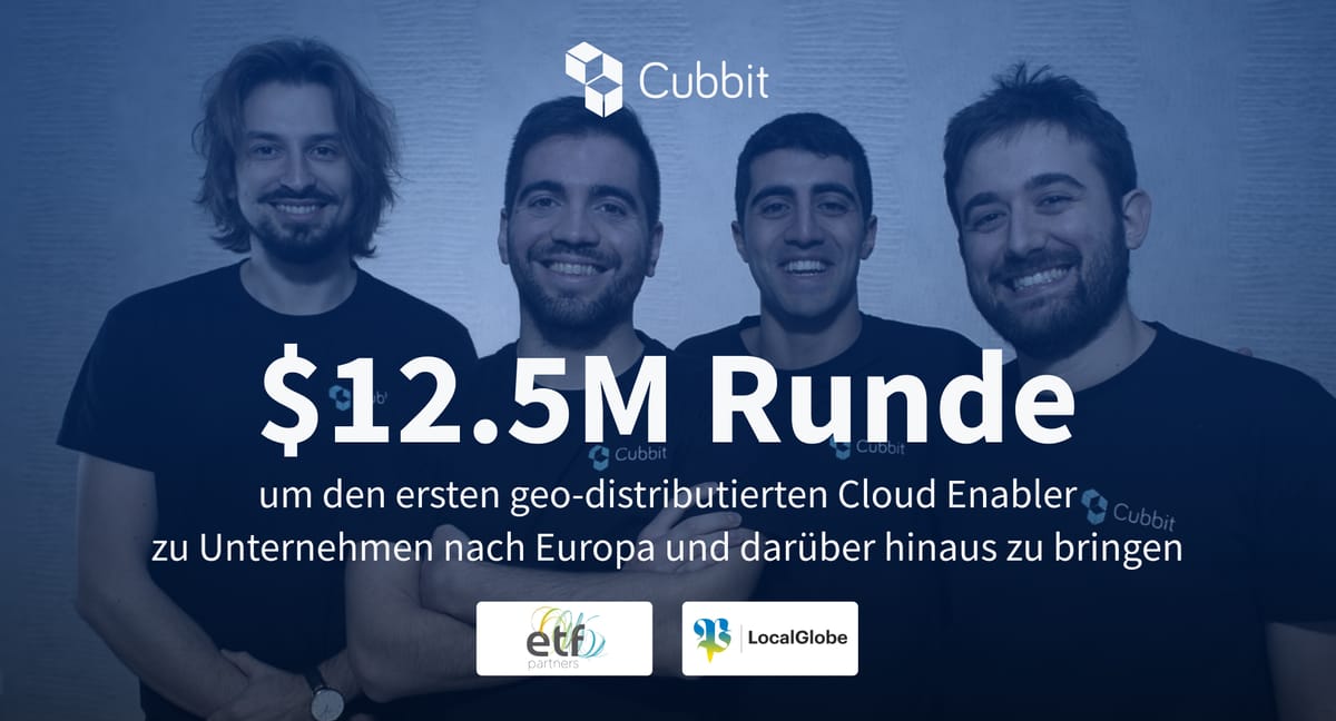 Cubbit, der erste geografisch verteilte Cloud-enabler, sammelt 12,5 Millionen USD ein, um Unternehmen - beginnend in Europa - Unabhängigkeit bei der Datenspeicherung zu ermöglichen